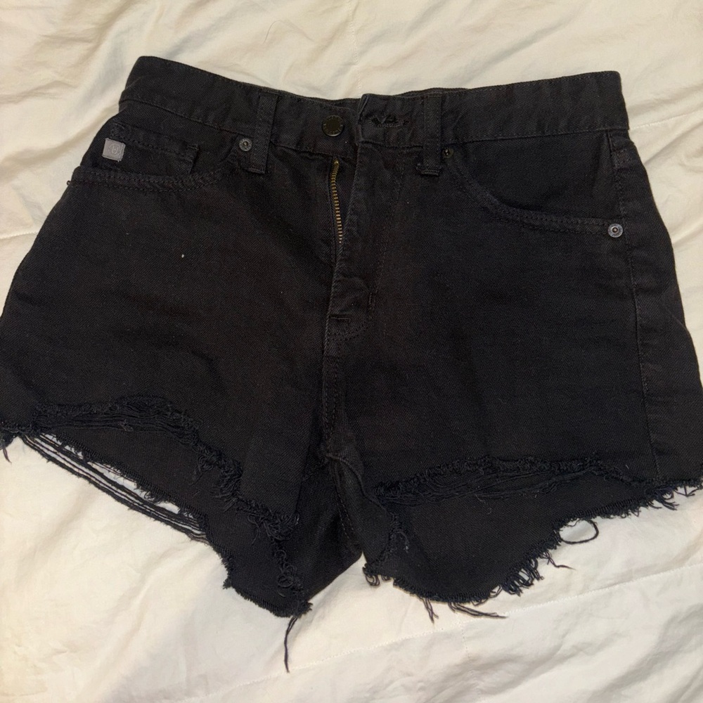 White AND Black Jean Shorts